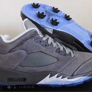 Jordan 5 “Low Grey” Low Golf Sneakers Mens - 100% Authentic and Brand New